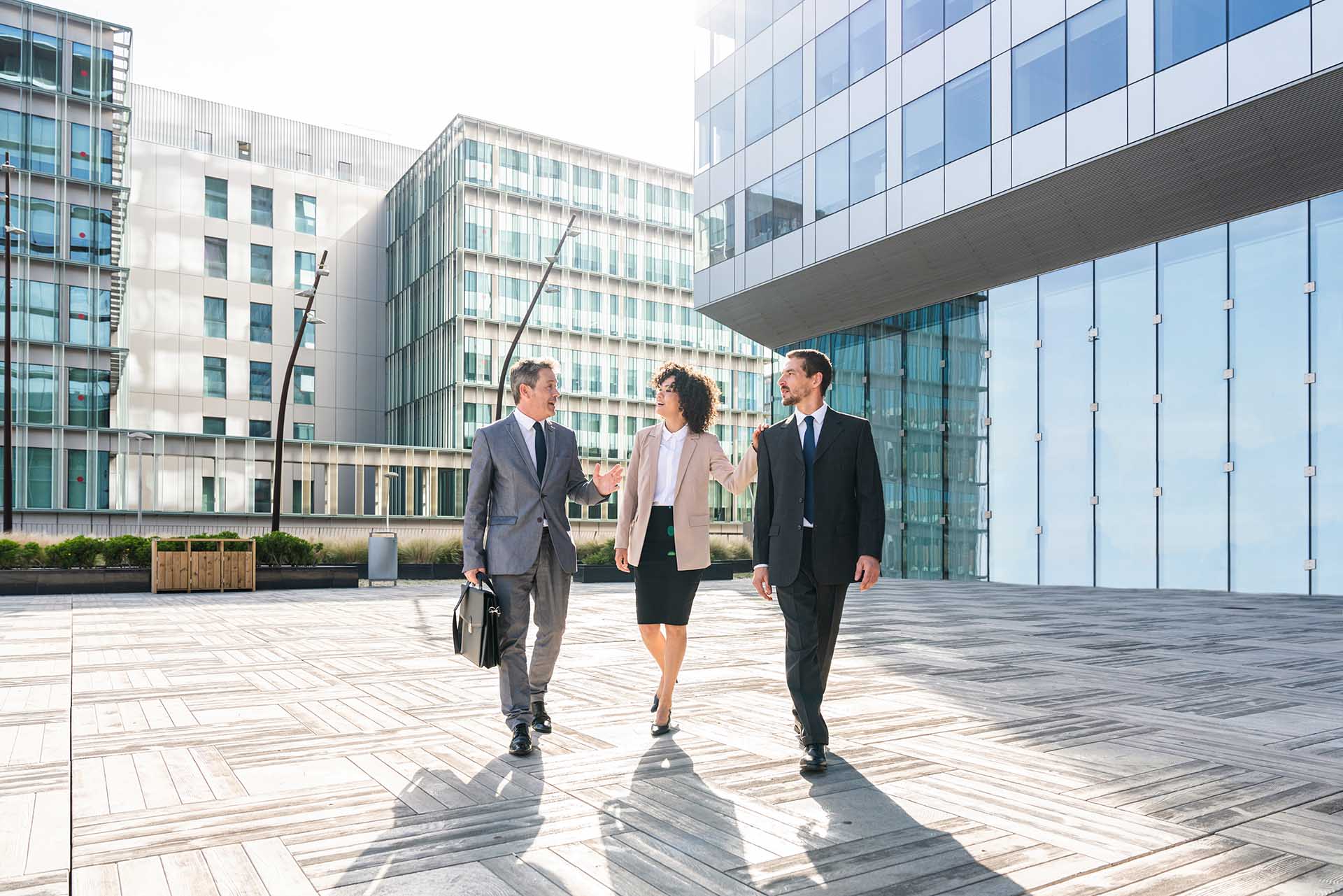 Corporate-themed stock image, possibly showcasing employees, customer engagement, or business operations.